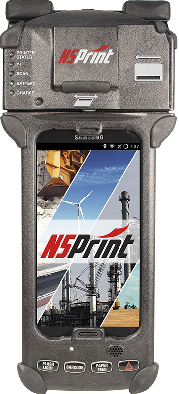 N5Print Ultra rugged android handheld with onboard printer
