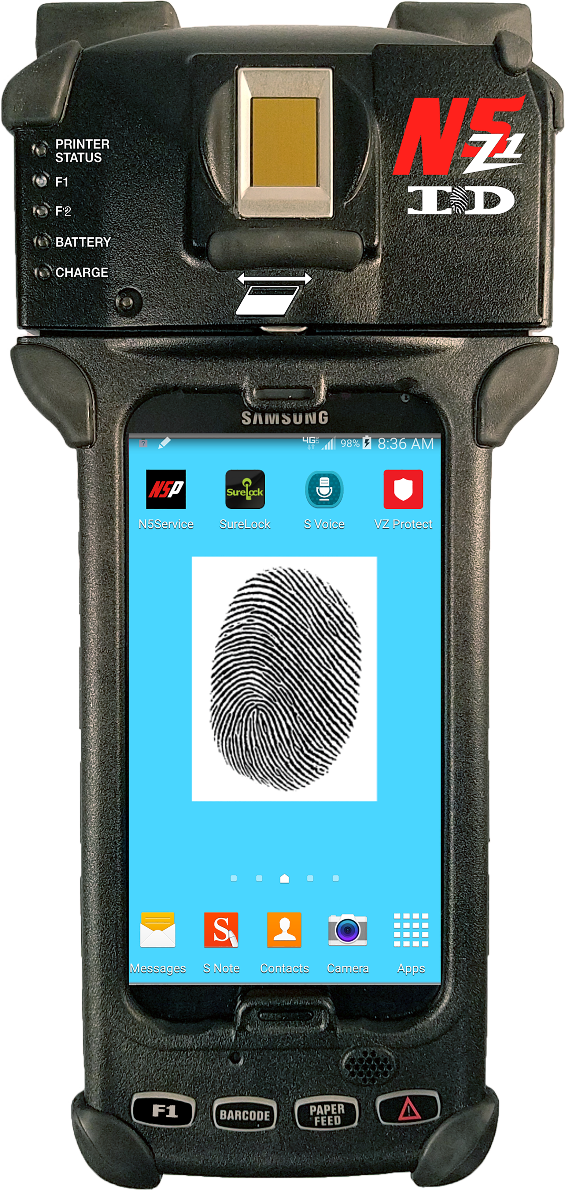 N5ID is the rugged handheld Android computer scanner