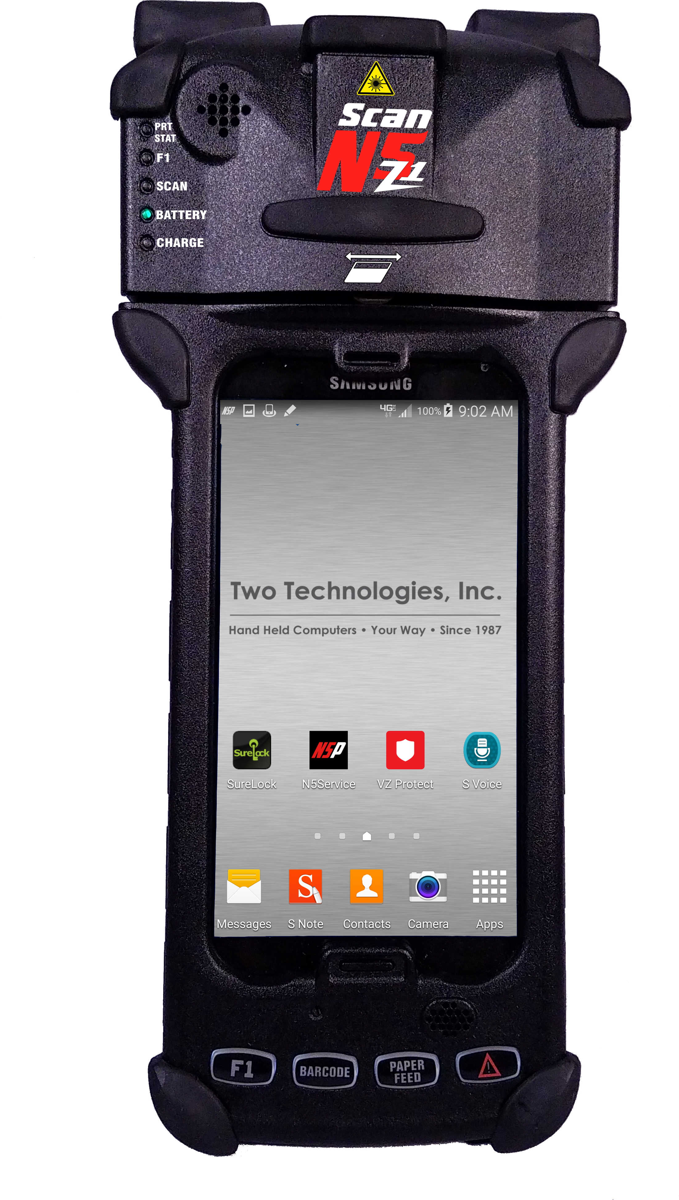 N5Scan is the rugged handheld Android computer scanner