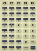 45 Key Elastomeric Phosphorescent